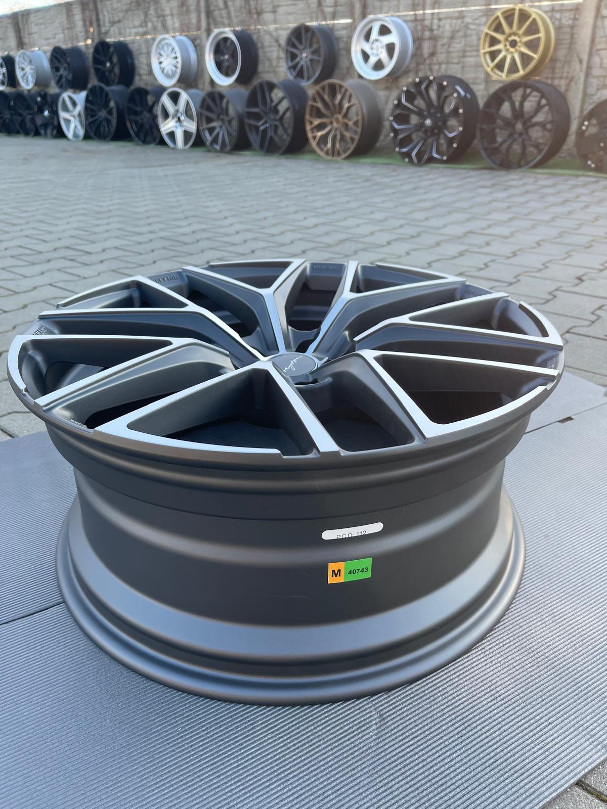 Breyton Hibonit 20" 8,5J ET35 + 10J ET38 5x112 Matt Gun Polished Face - obrazek 9