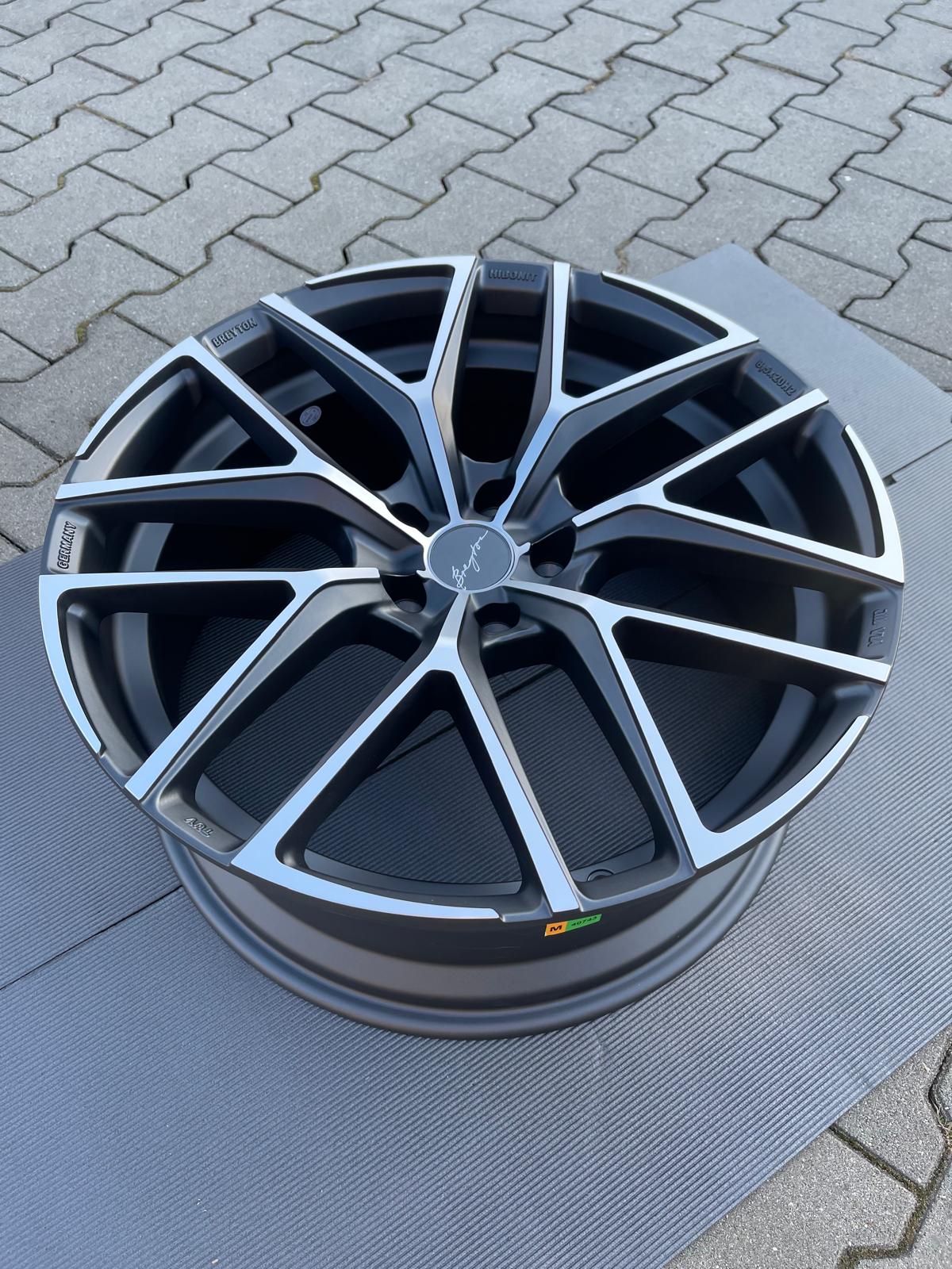 Breyton Hibonit 20" 8,5J ET35 + 10J ET38 5x112 Matt Gun Polished Face - obrazek 8