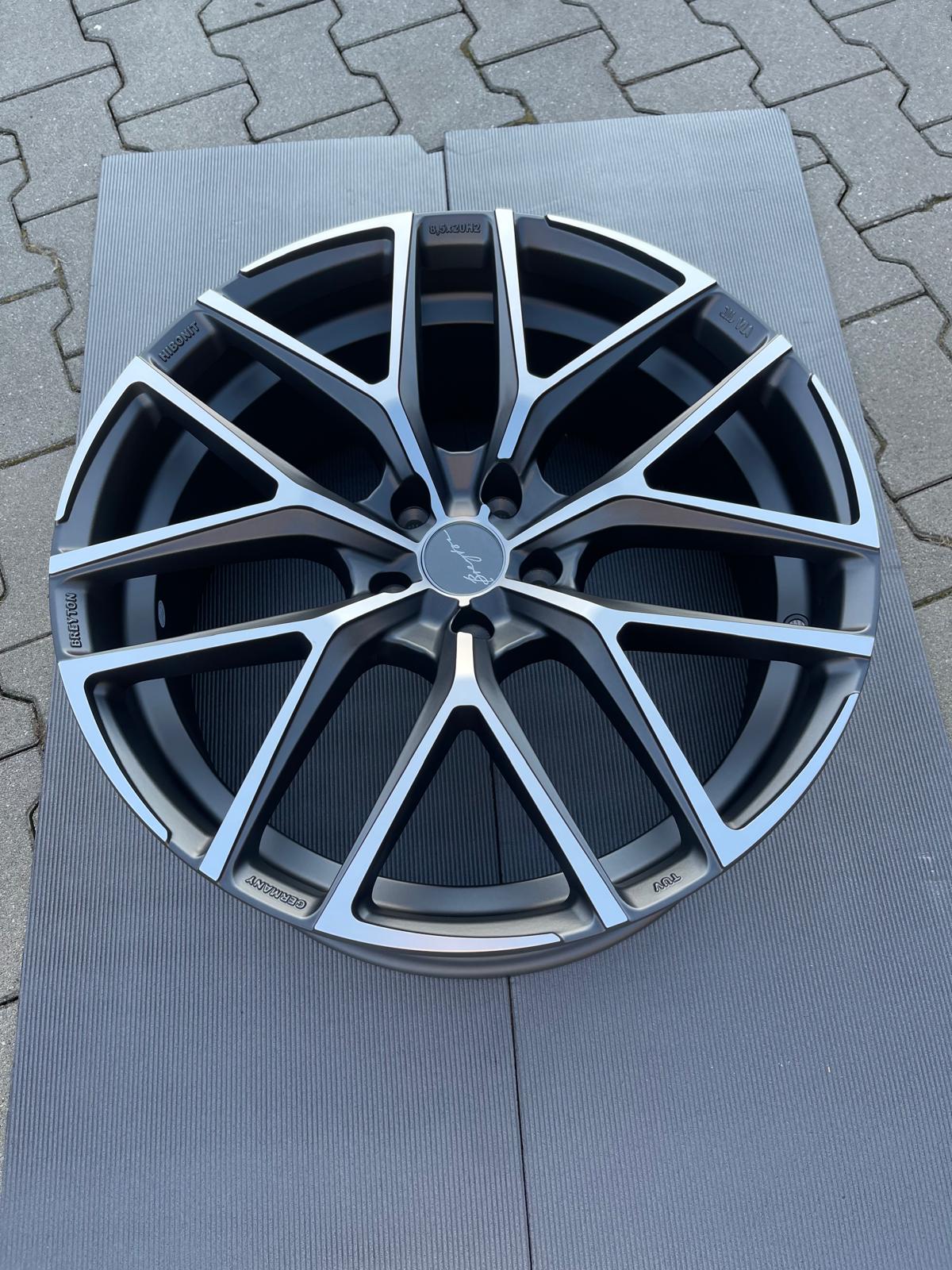 Breyton Hibonit 20" 8,5J ET35 + 10J ET38 5x112 Matt Gun Polished Face