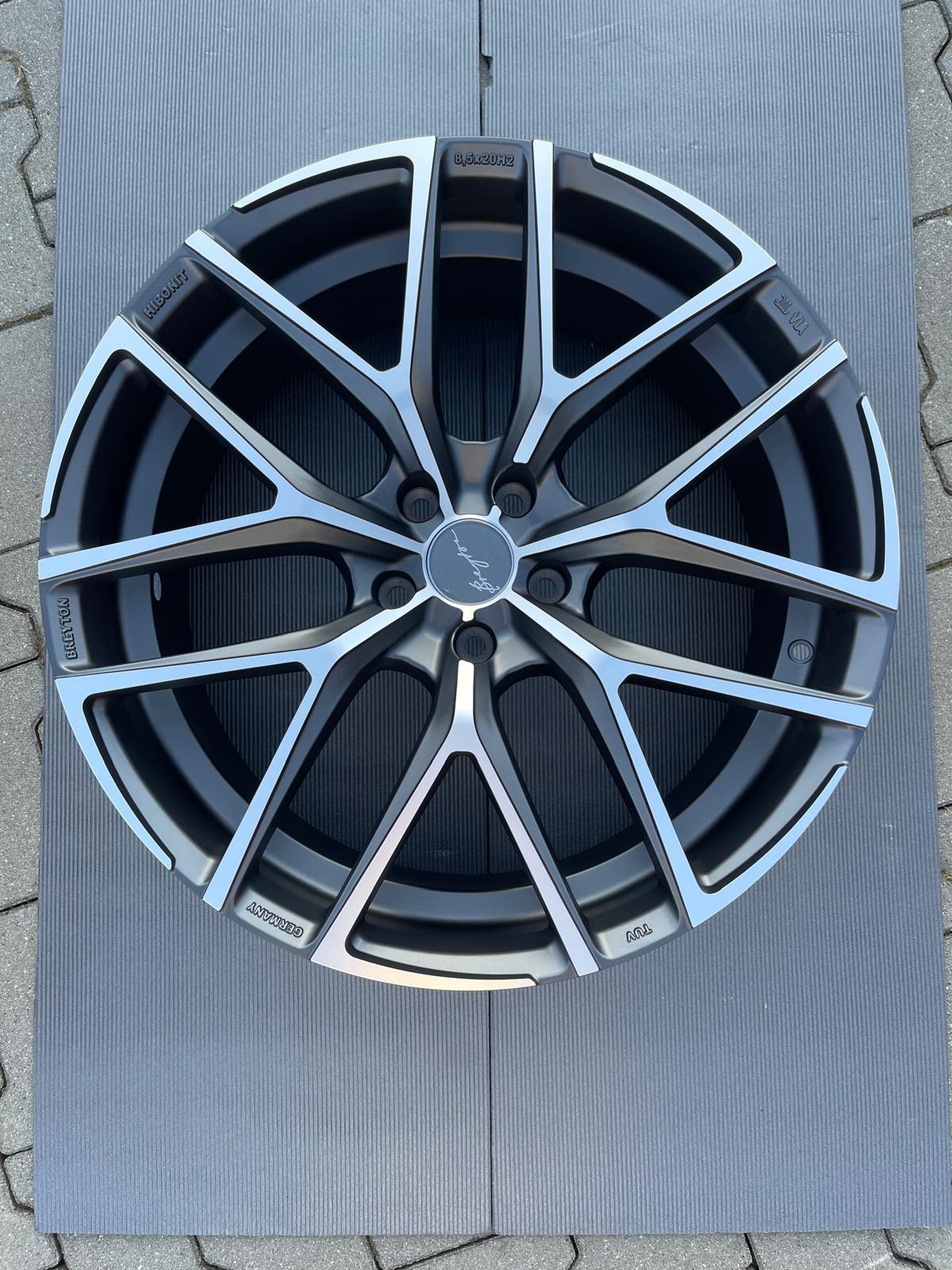 Breyton Hibonit 20" 8,5J ET35 + 10J ET38 5x112 Matt Gun Polished Face - obrazek 12