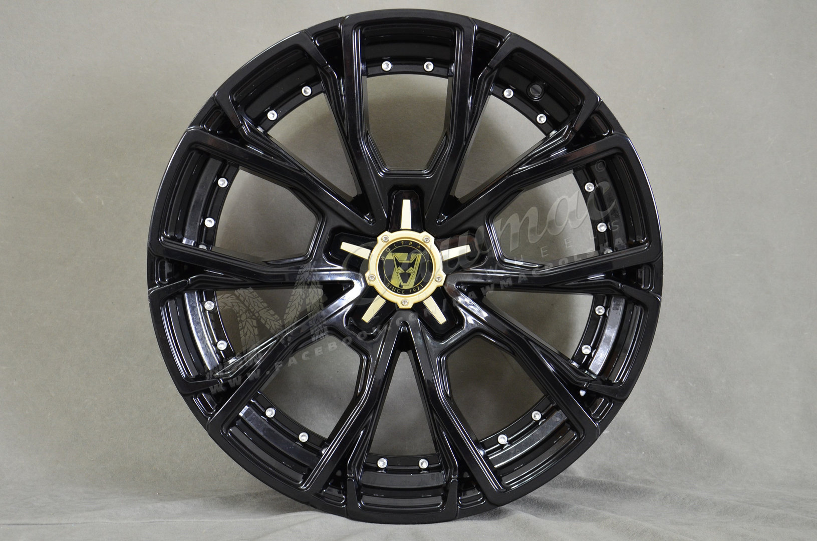 Wolfrace 71 Matrix 20" 8,5J ET40 5x114,3 Gloss Raven Black - obrazek 2