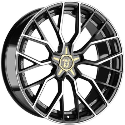 Wolfrace 71 Munich GTR 20" 8,5J ET40 5x114,3 Gloss Raven Black Polished