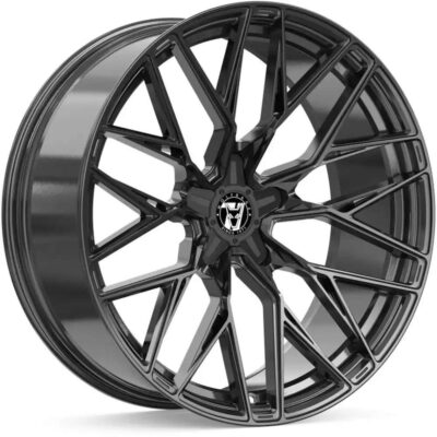 Wolfrace 71 Wolfsburg GTR 19" 8,5J ET45 5x112 Gloss Raven Black