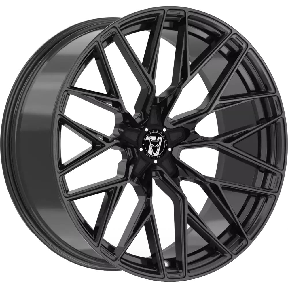 Wolfrace 71 Wolfsburg GTR Custom 19" 8,5J ET40 5x120 Gloss Raven Black