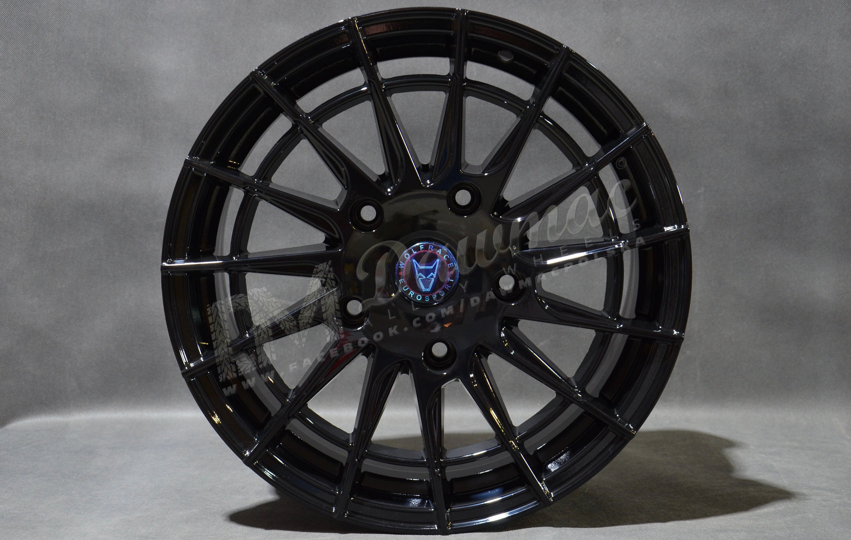 Wolfrace Eurosport Aero Super T 18" 8J ET50 5x160 Gloss Black - obrazek 2