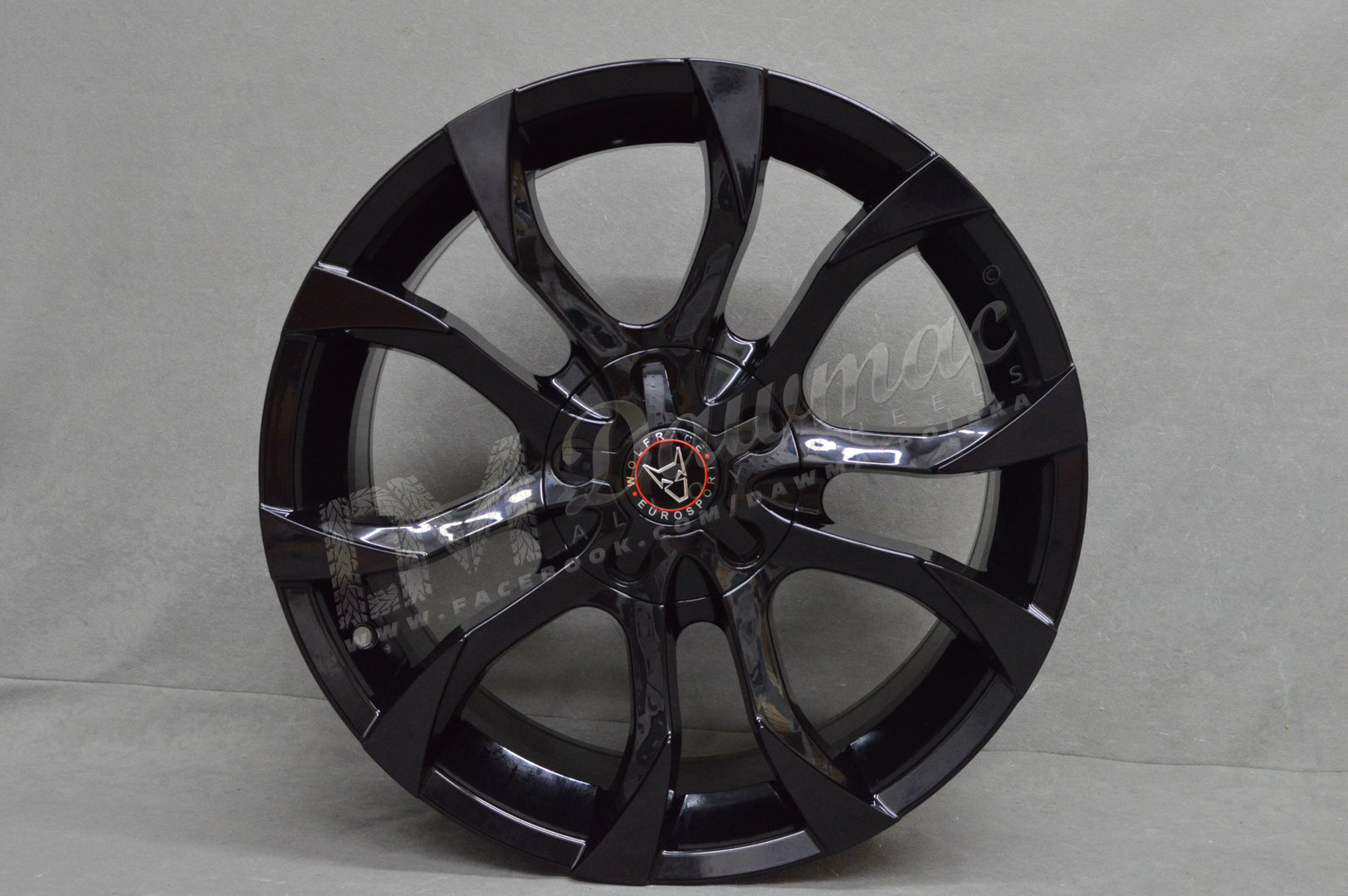 Wolfrace Eurosport Assassin 19" 8,5J ET40 5x114,3 Gloss Black - obrazek 2