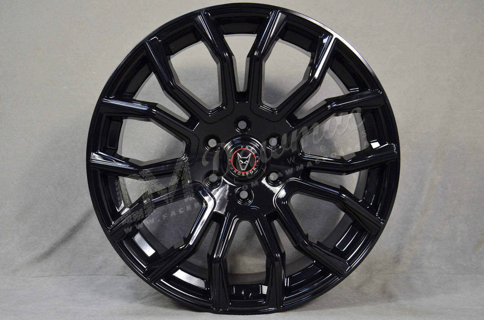 Wolfrace Eurosport Evoke X 20" 8,5J ET40 6x120 Gloss Black - obrazek 2