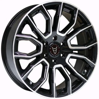 Wolfrace Eurosport Evoke X 20" 8,5J ET45 6x130 Gloss Black Polished Face