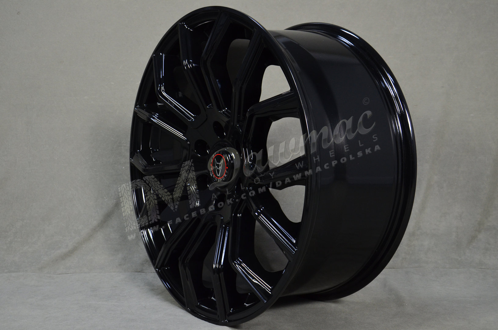 Wolfrace Eurosport Evoke X 20" 8,5J ET45 6x130 Gloss Black - obrazek 4