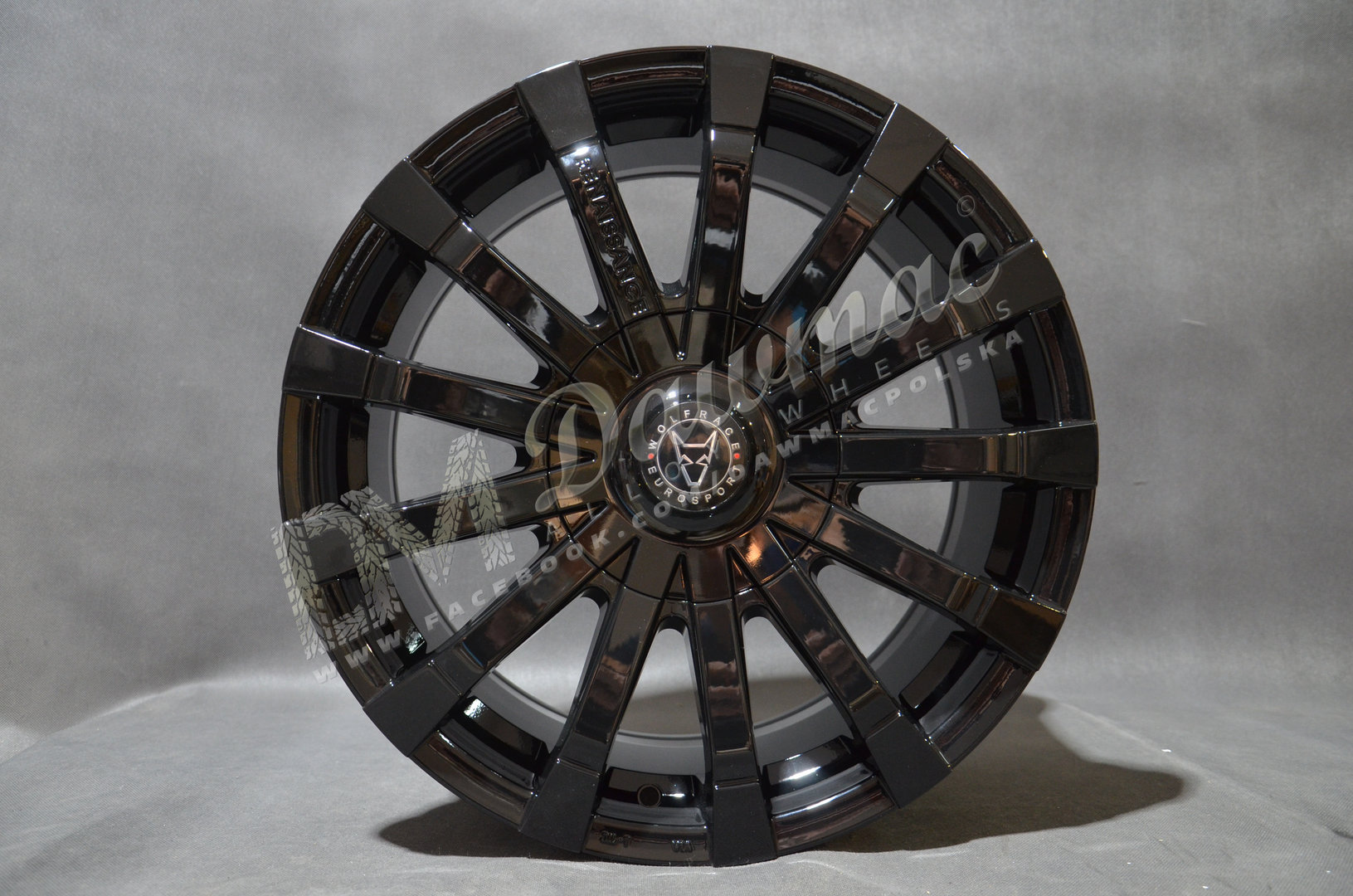 Wolfrace Eurosport Renaissance 20" 8,5J ET20 5x127 Gloss Black - obrazek 2