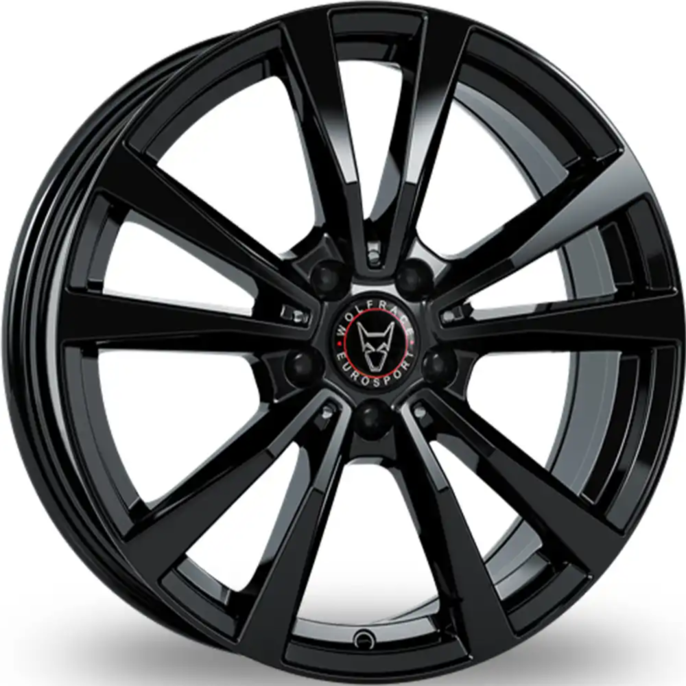 Wolfrace Eurosport TUV M12X 20" 9J ET33 5x112 Diamond Black