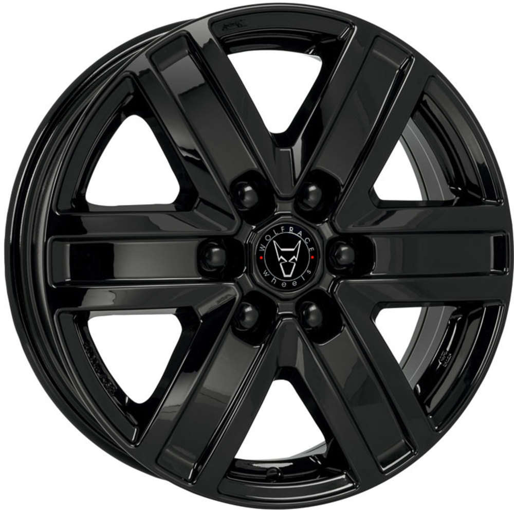 Wolfrace Eurosport TUV Transporter 17" 7J ET57 6x130 Diamond Black
