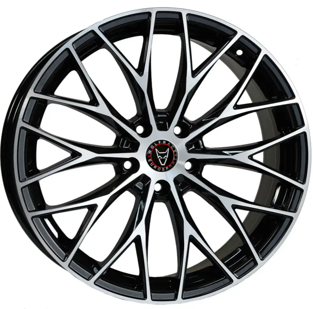 Wolfrace Eurosport Wolfsburg 20" 8J ET38 5x120 Gloss Black Polished