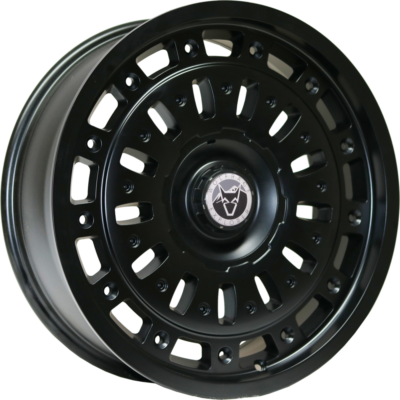 Wolfrace Explorer Explore 18" 8J ET33 6x130 Matt Black Rivets