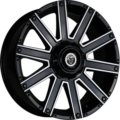 Wolfrace Explorer Kalahari 20" 9J ET35/ET40/ET45/ET50 6x130 Gloss Black Polished