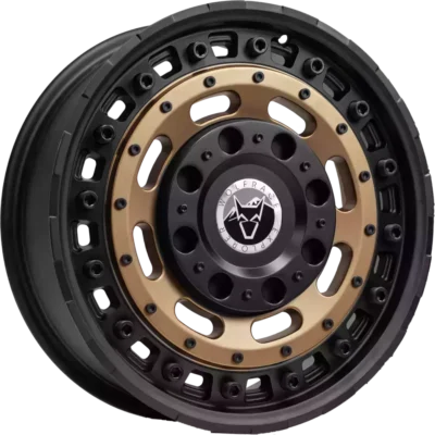 Wolfrace Explorer Slotmag 17" 8J ET40 6x120 Matt Black Matt Bronze