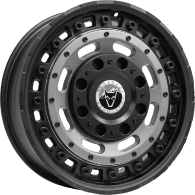 Wolfrace Explorer Slotmag 17" 8J ET40 6x120 Matt Black Matt Gunmetal