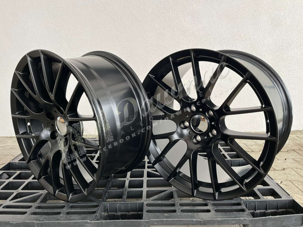 Model: 0297/0303 19" 8,5J ET35 + 9,5J ET45 5x120 Satin Black - obrazek 5