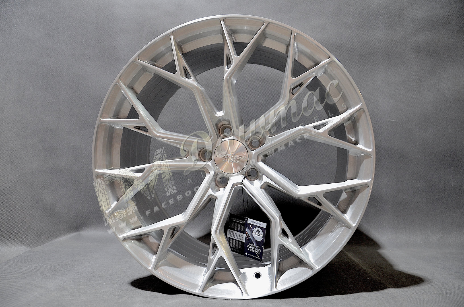 Forzza Titan 20" 9J ET25 + 10.5J ET40 5x112 Brushed Aluminium