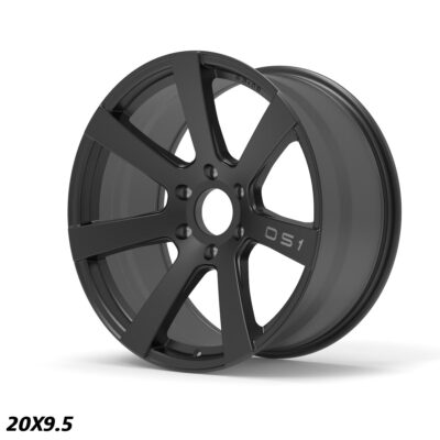 STROM OS1 20" 9.5J Full Satin Black