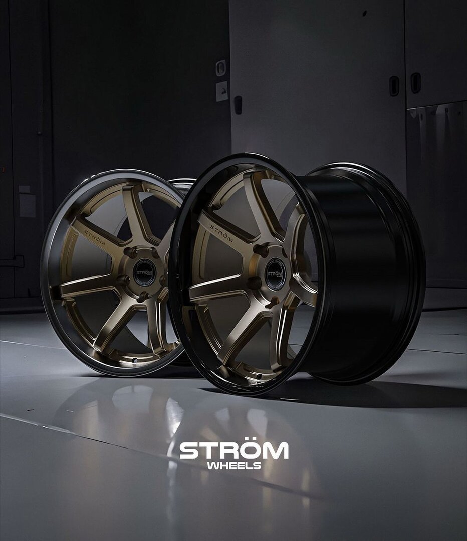 Strom DS-15 18" 10.5J ET10 5x114.3 Gloss Black/Satin Black Face - obrazek 3