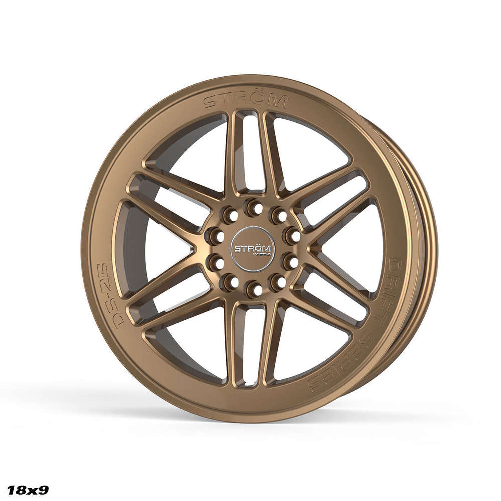 Strom DS-25 18" 9.5J ET35 + 10.5J ET30 5x114.3/5x120 Gloss Bronze