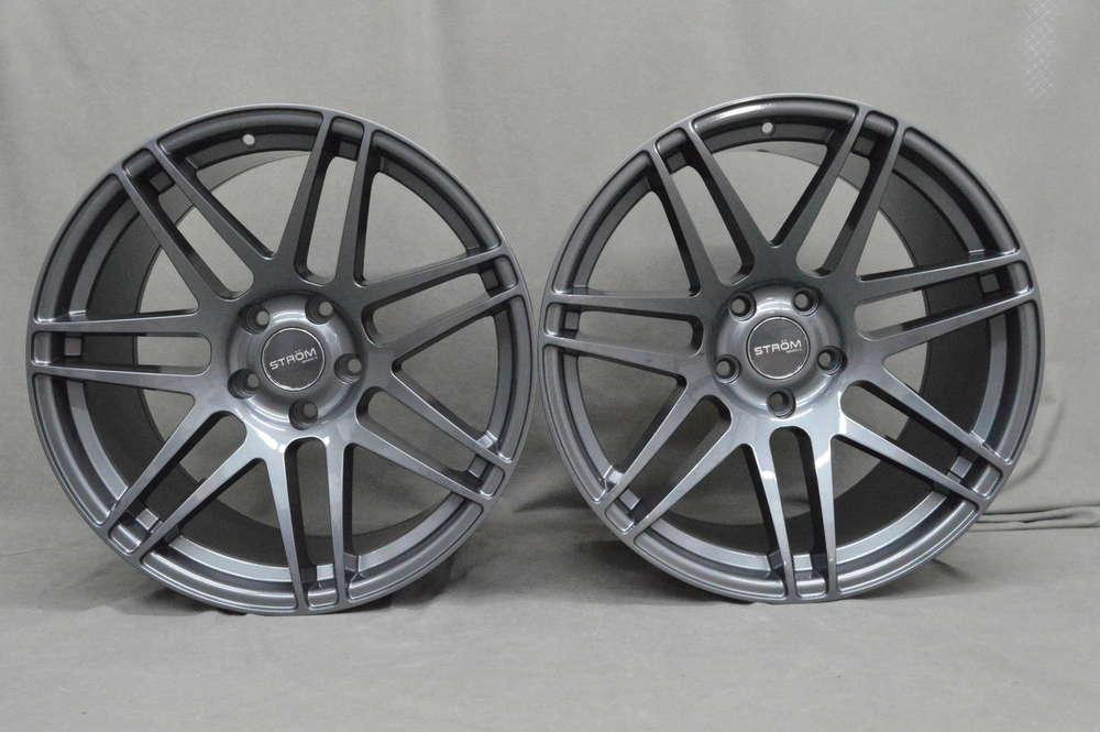 Strom STR3 19" 9J ET31 + 11J ET40 5x120 Gloss Gun Metal