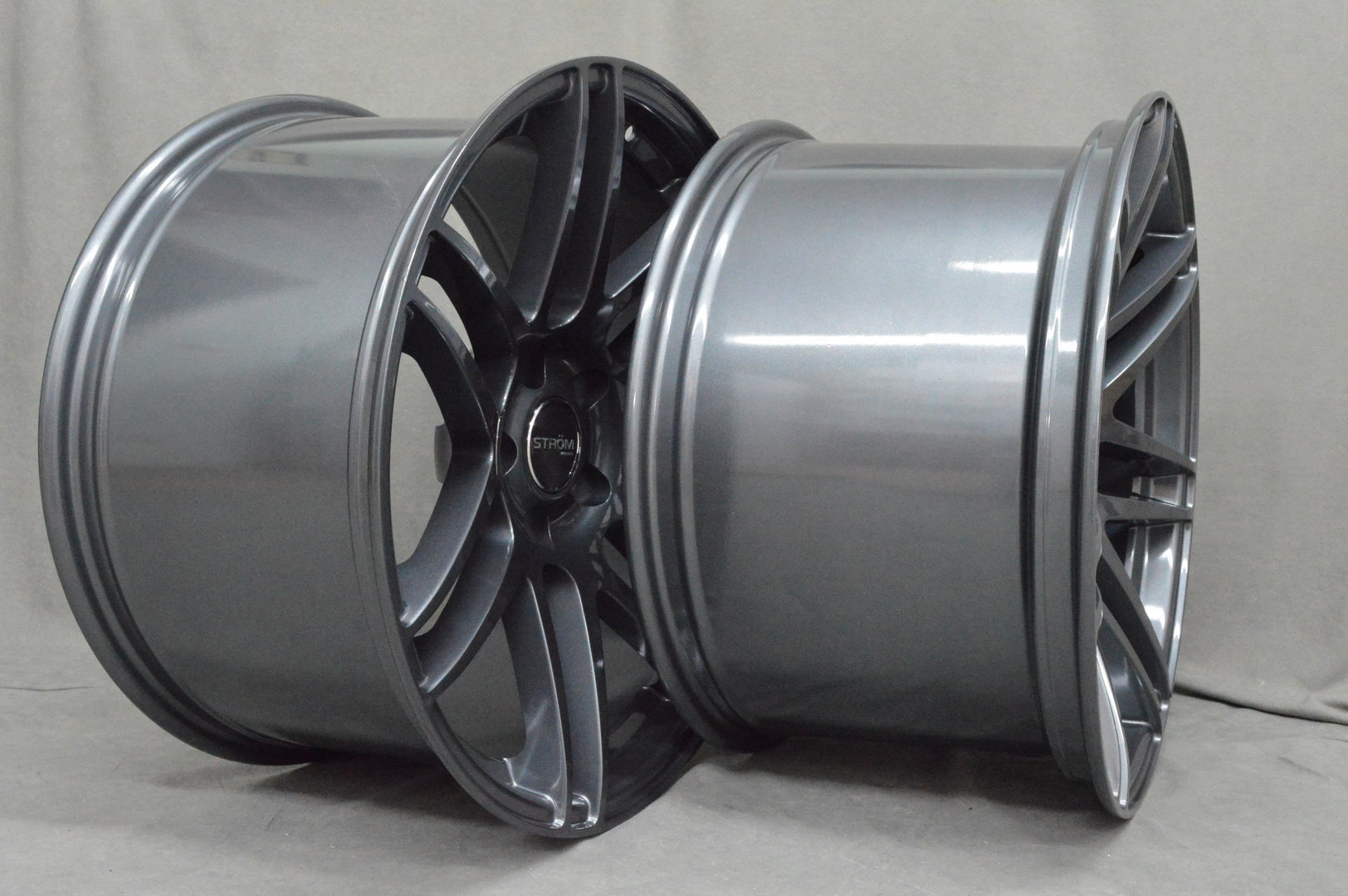 Strom STR3 19" 9J ET31 + 11J ET40 5x120 Gloss Gun Metal - obrazek 5