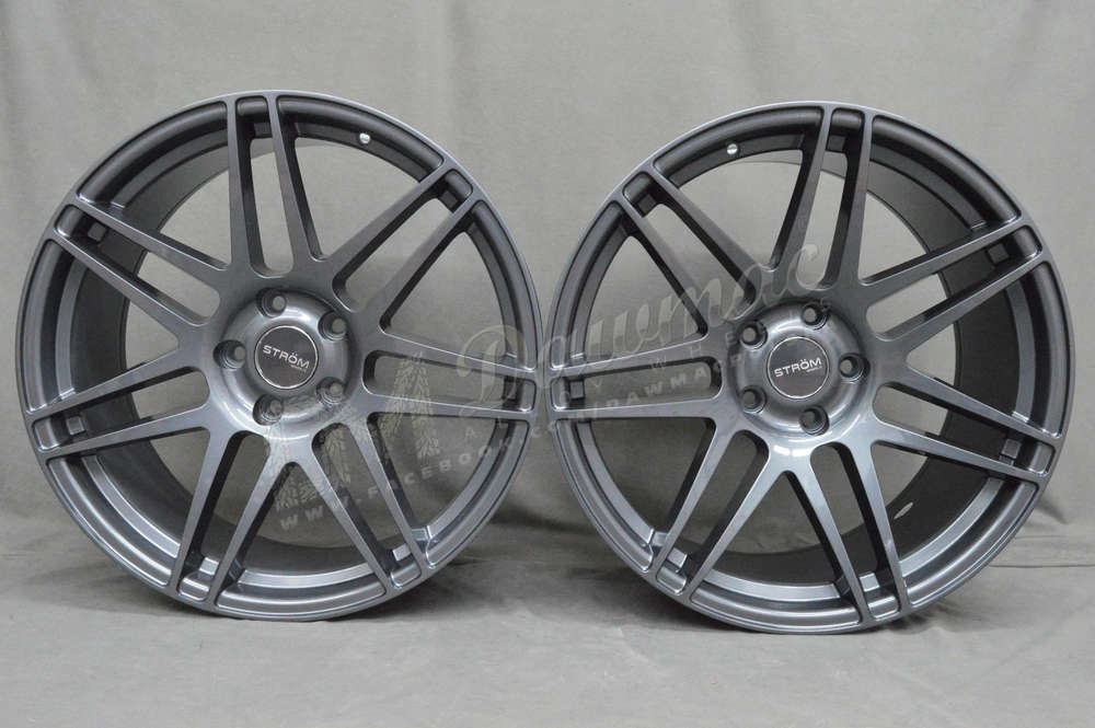 Strom STR3 20" 8,5J ET35 + 10J ET42 5x120 Gloss Gun Metal