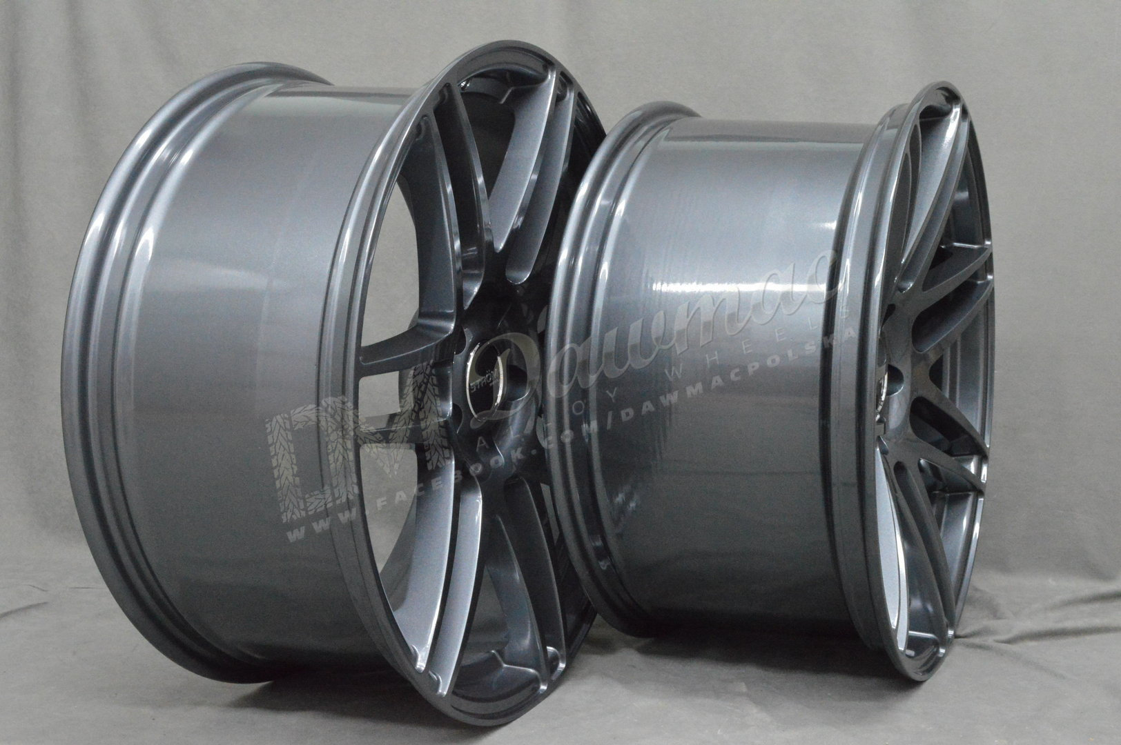 Strom STR3 20" 8,5J ET35 + 10J ET42 5x120 Gloss Gun Metal - obrazek 4