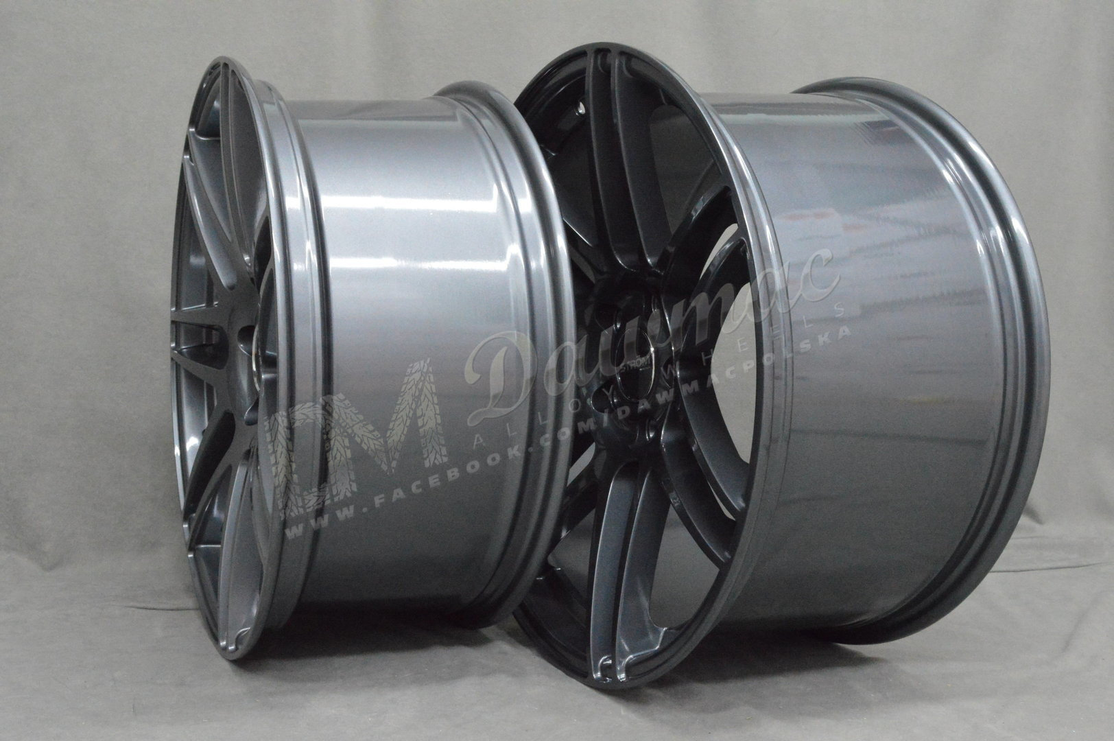 Strom STR3 20" 8,5J ET35 + 10J ET42 5x120 Gloss Gun Metal - obrazek 5