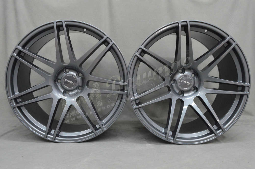 Strom STR3 22" 10,5J ET40 + 12J ET35 5x120 Gloss Gunmetal