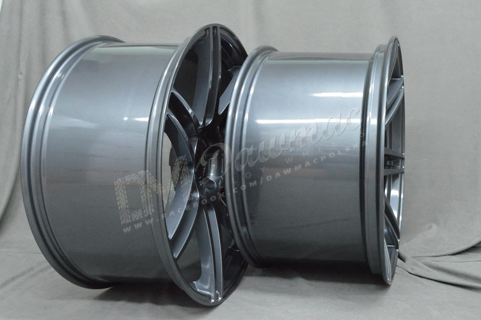 Strom STR3 22" 10,5J ET40 + 12J ET35 5x120 Gloss Gunmetal - obrazek 4