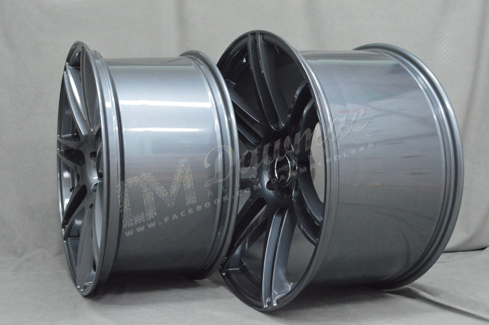 Strom STR3 22" 10,5J ET40 + 12J ET35 5x120 Gloss Gunmetal - obrazek 5