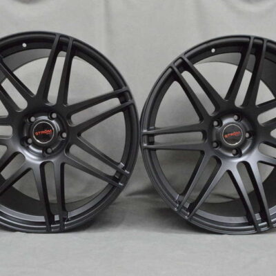 Strom STR3 22" 10,5J ET40 + 12J ET35 5x120 Satin Black