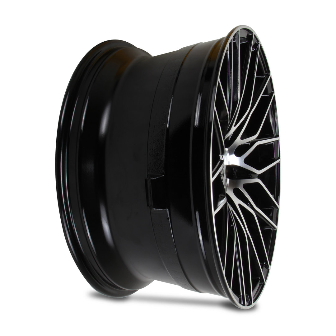 Stuttgart ST8 20" 8,5J ET35 + 10J ET42 5x112 Black Polished - obrazek 4