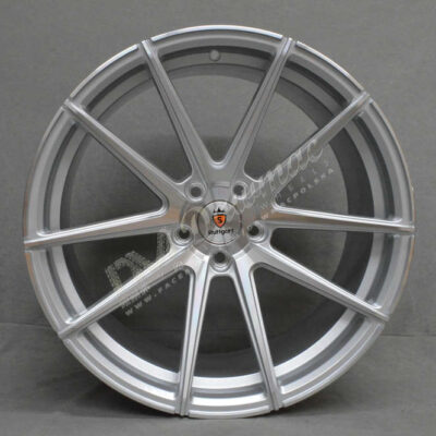 Stuttgart ST9 19" 8,5J ET15-45 + 9,5J ET15-45 BLANK Silver Polished
