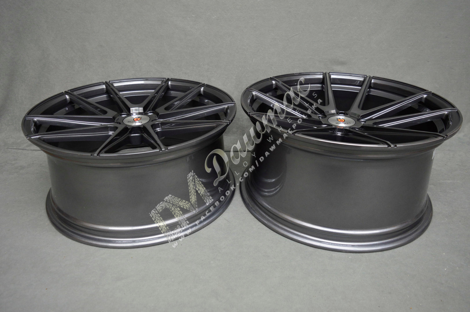 Stuttgart ST9 19'' 8,5J ET45 + 9,5J ET42 5x112 Gunmetal Polished - obrazek 6