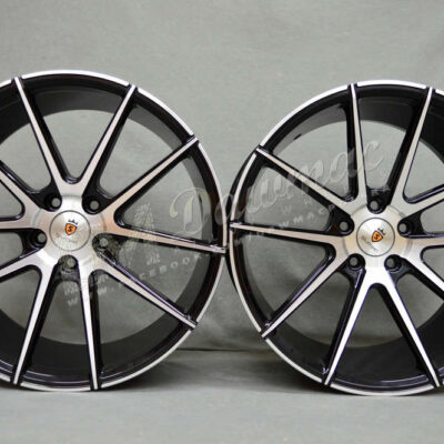 Stuttgart ST9 20" 8,5J ET15-45 + 10J ET15-45 BLANK Black Polished