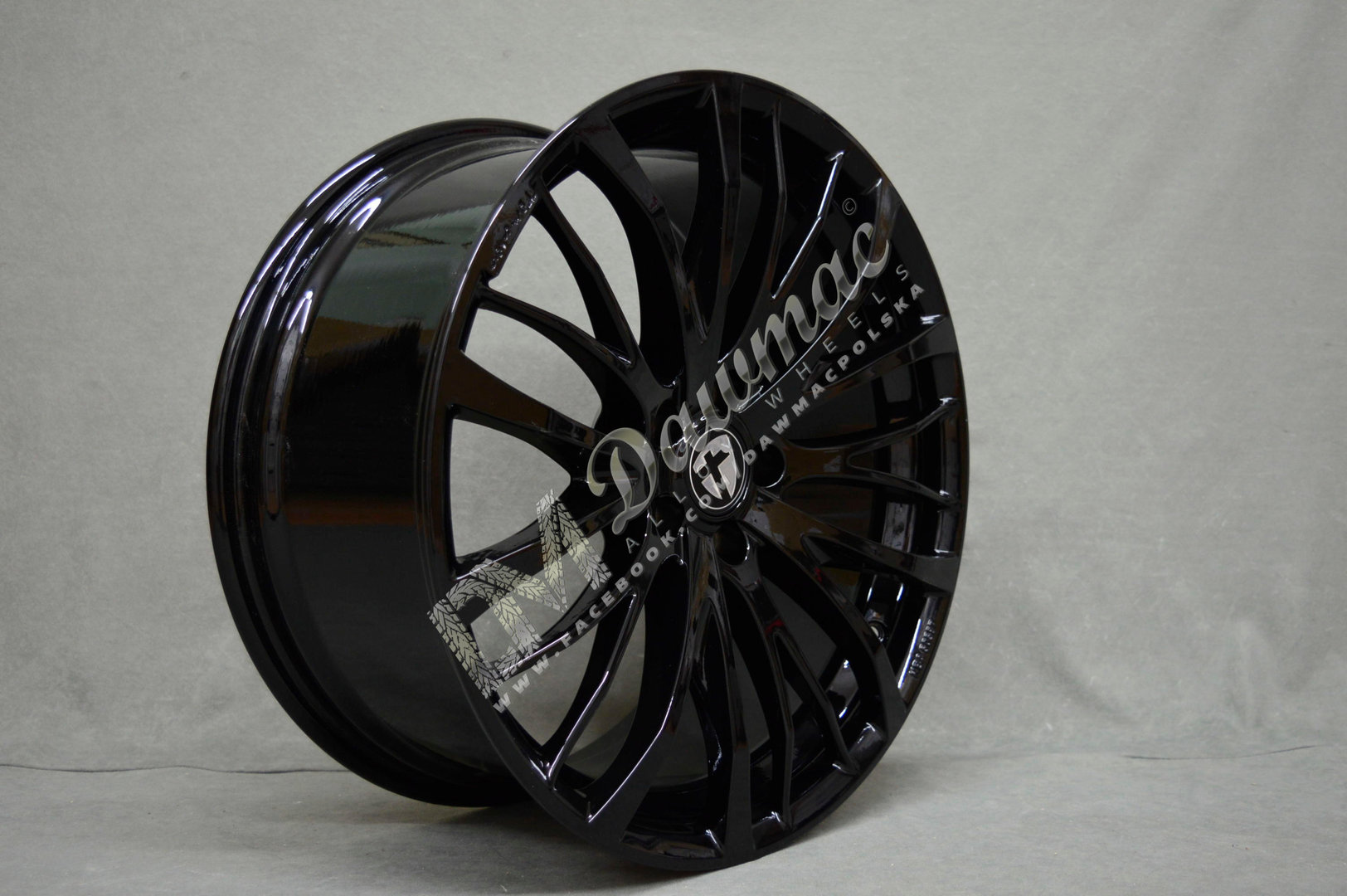 TOMASON TN7 19" 8,5J ET40 5x108 Black Painted - obrazek 4
