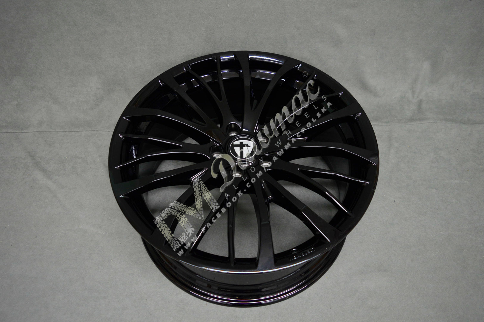 TOMASON TN7 19" 8,5J ET40 5x108 Black Painted - obrazek 5