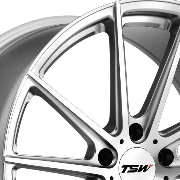 TSW Bathurst 19" 8,5J ET32 5x112 Silver with Mirror Cut Face - obrazek 5
