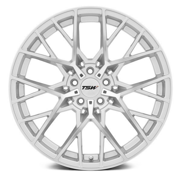 TSW Sebring 18" 8,5J ET42 5x108 Silver with Mirror Cut Face - obrazek 3