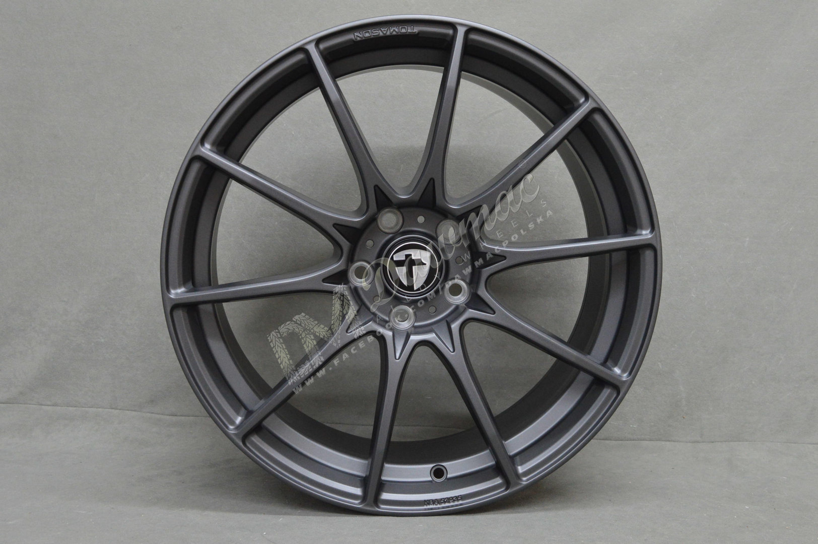Tomason TN25 19" 8,5J ET45 5x114,3 Mattgraphite - obrazek 2
