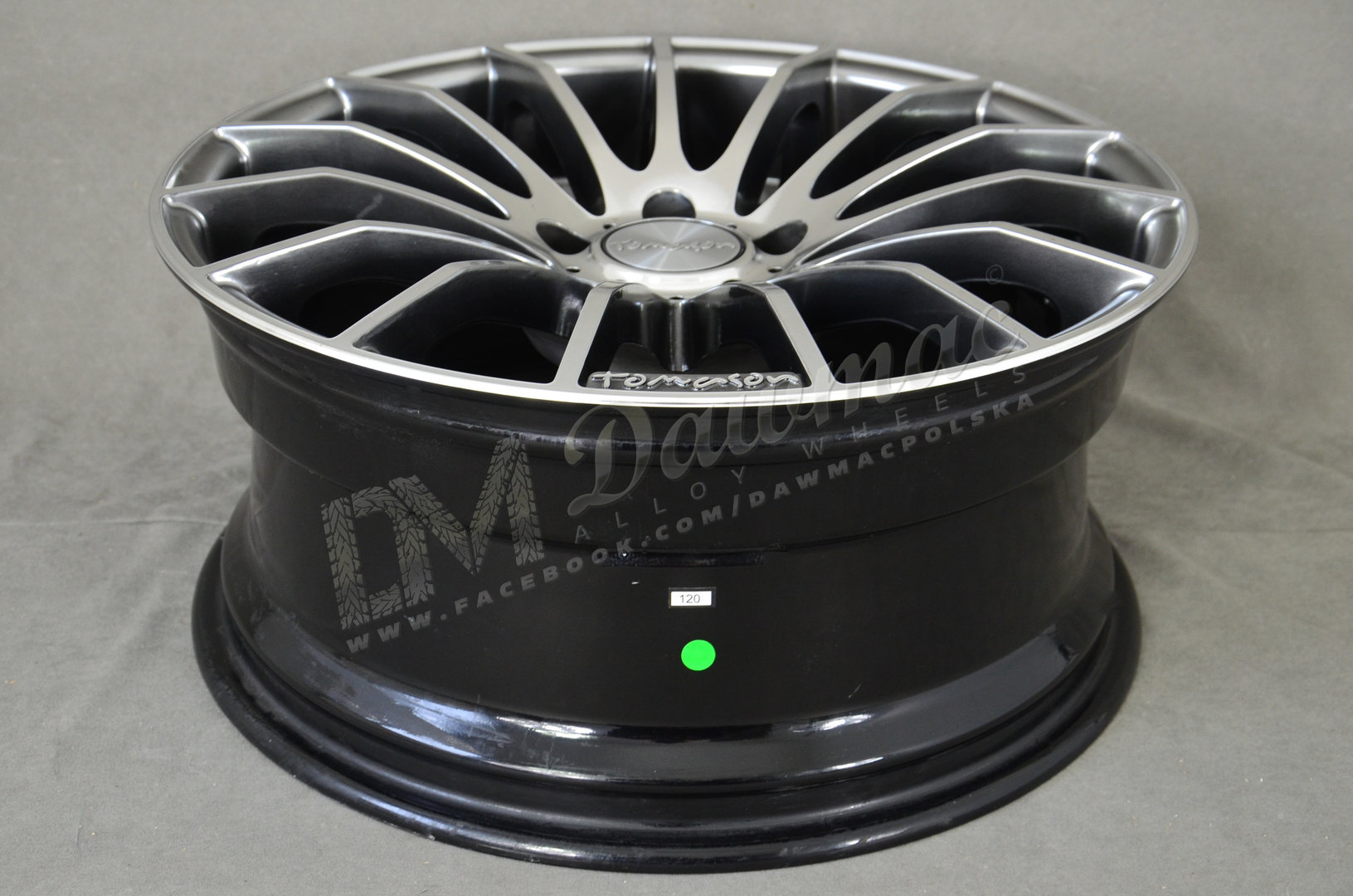 Tomason TN9 19" 8,5J ET35 5x120 Hyper Black Mirror Polished - obrazek 6