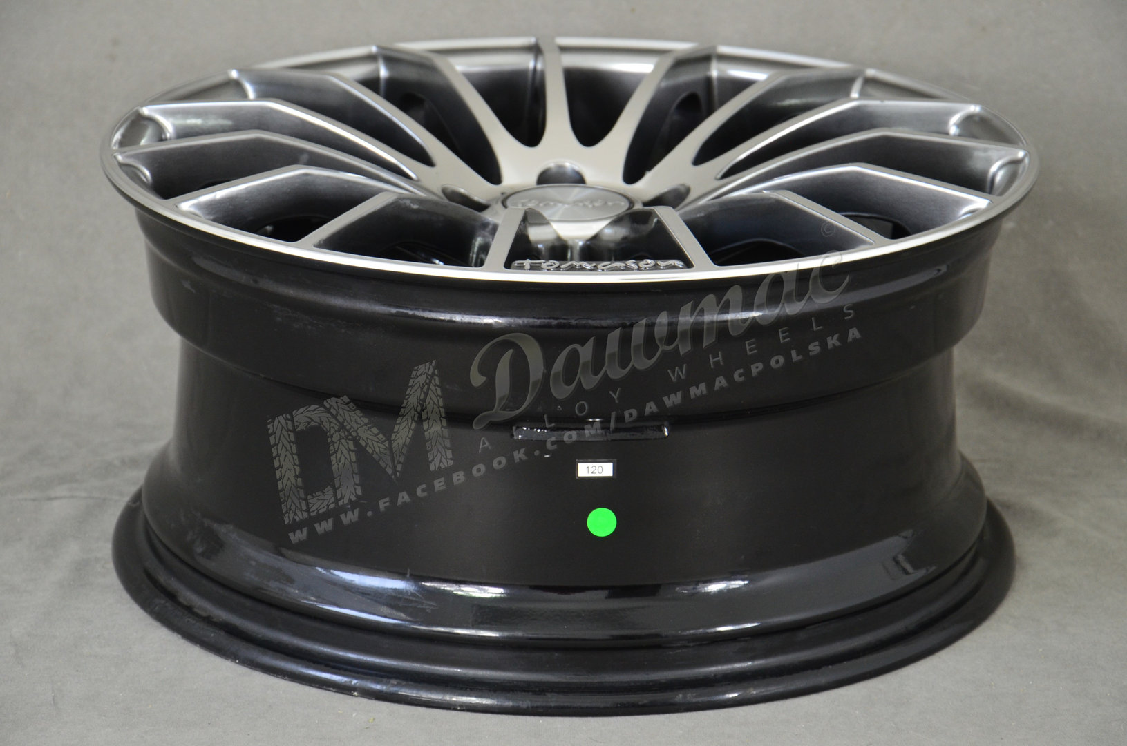 Tomason TN9 19" 8,5J ET35 5x120 Hyper Black Mirror Polished - obrazek 7