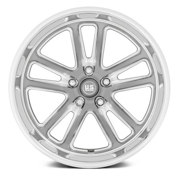 U.S. Mags Bullet 18" 8J ET1 5x120,65 Textured Gunmetal Milled - obrazek 3