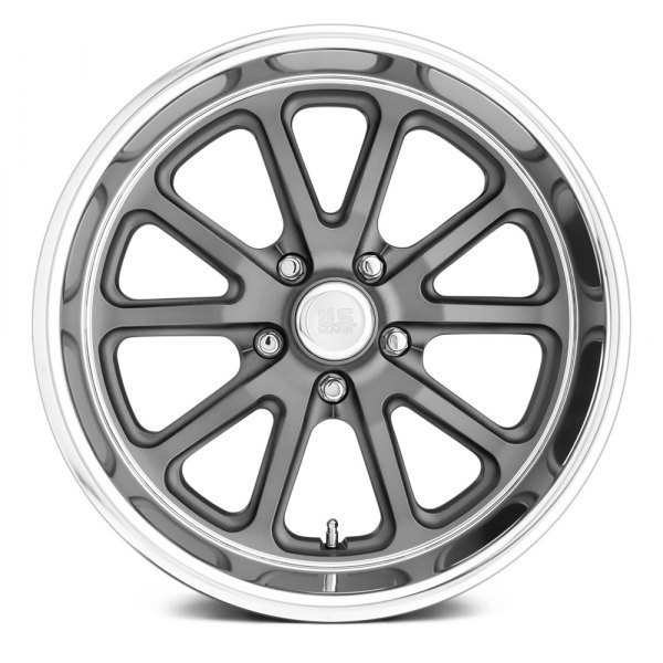 U.S. Mags Rambler 17" 7J ET1 5x120,65 Gunmetal with Diamond Lip - obrazek 3