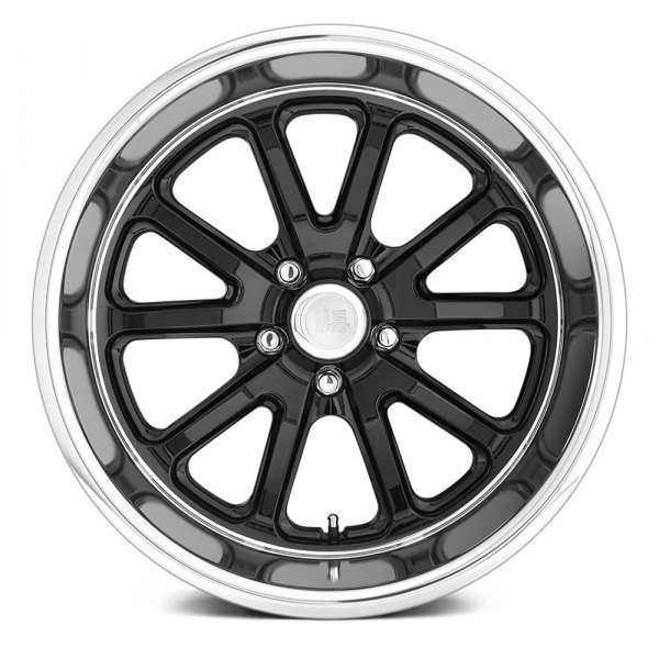 U.S. Mags Rambler 18" 8J ET1 5x114,3 Gloss Black with Diamond Cut Lip - obrazek 3