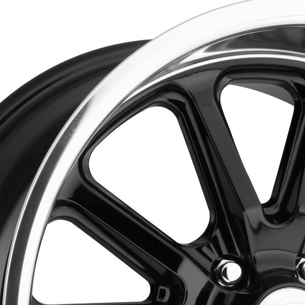 U.S. Mags Rambler 18" 9,5J ET1 5x114,3 Gloss Black with Diamond Cut Lip - obrazek 5